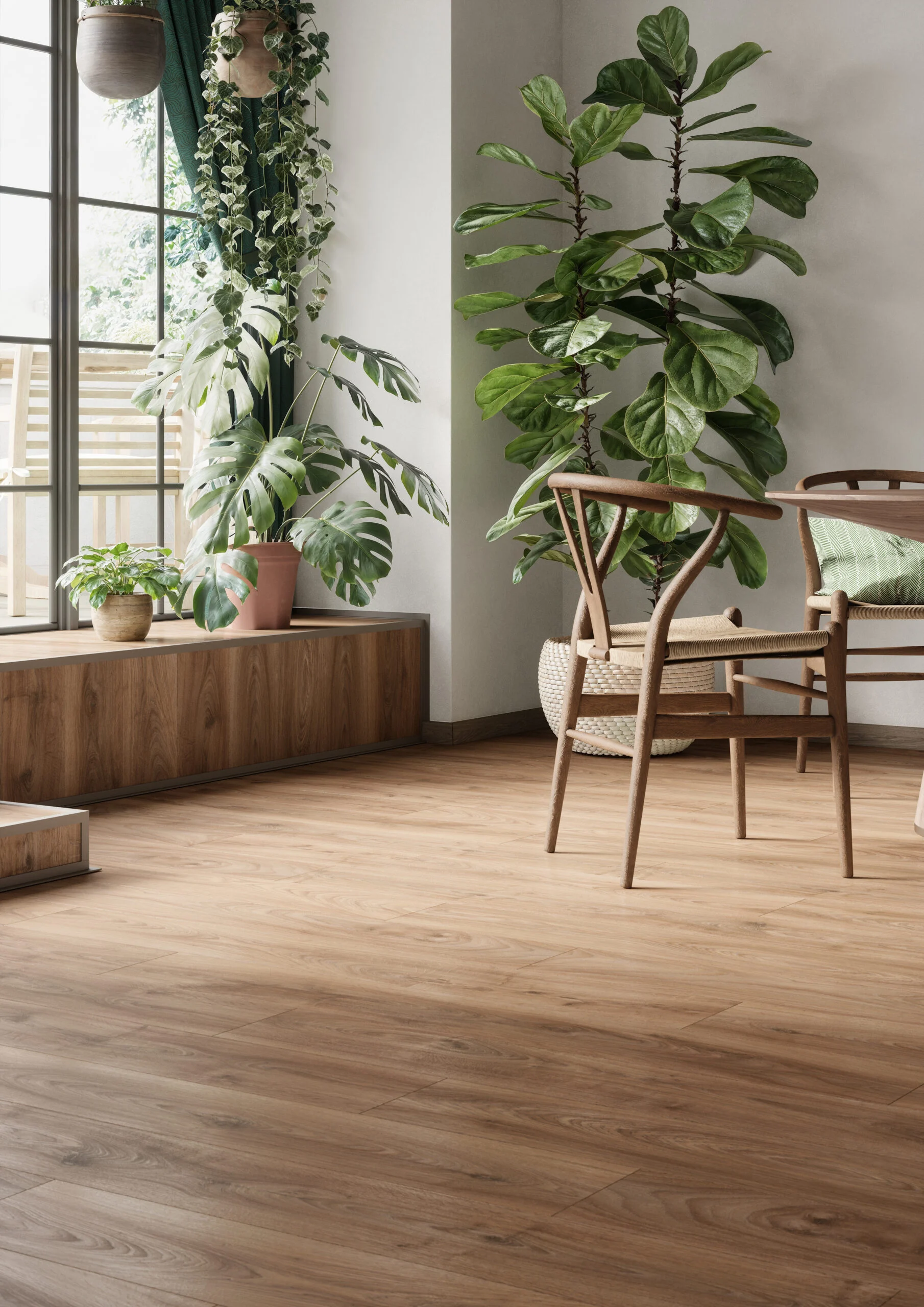Kronospan Flooring Series ’26 — dining flooring visual 246