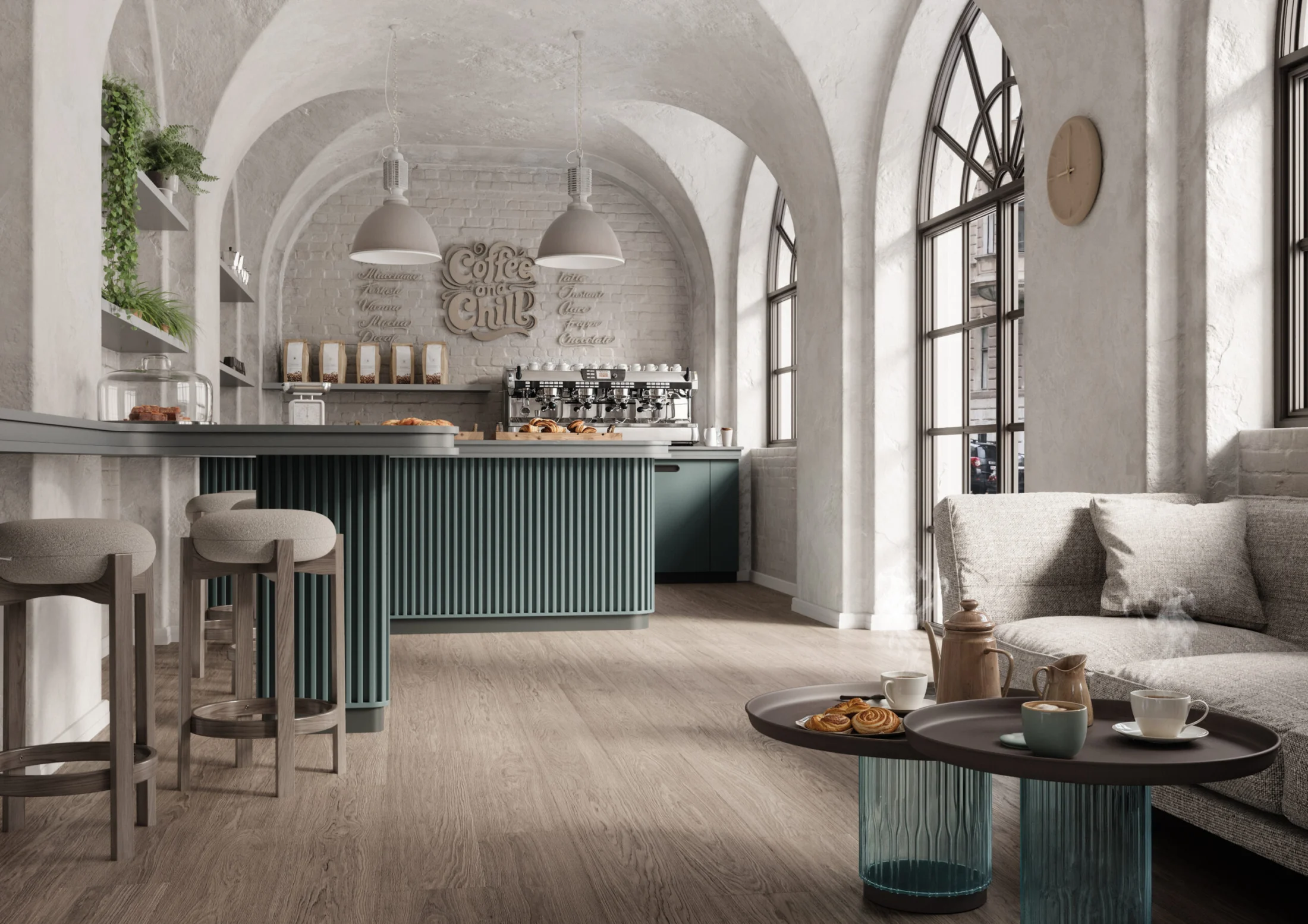 Kronospan Flooring Series ’26 — interior flooring visual 250